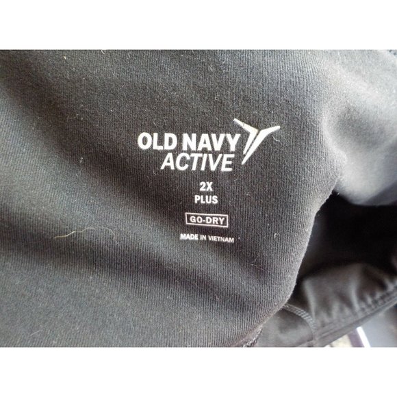 Old Navy Ponte Legging Pants Gusseted Black Gray Herringbone Womens - Picture 4 of 5